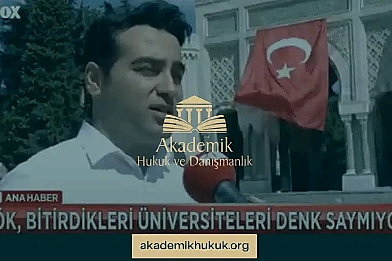 DİPLOMA DENKLİK AVUKATI- DİPLOMA DENKLİK DAVASI - AKADEMİK HUKUK