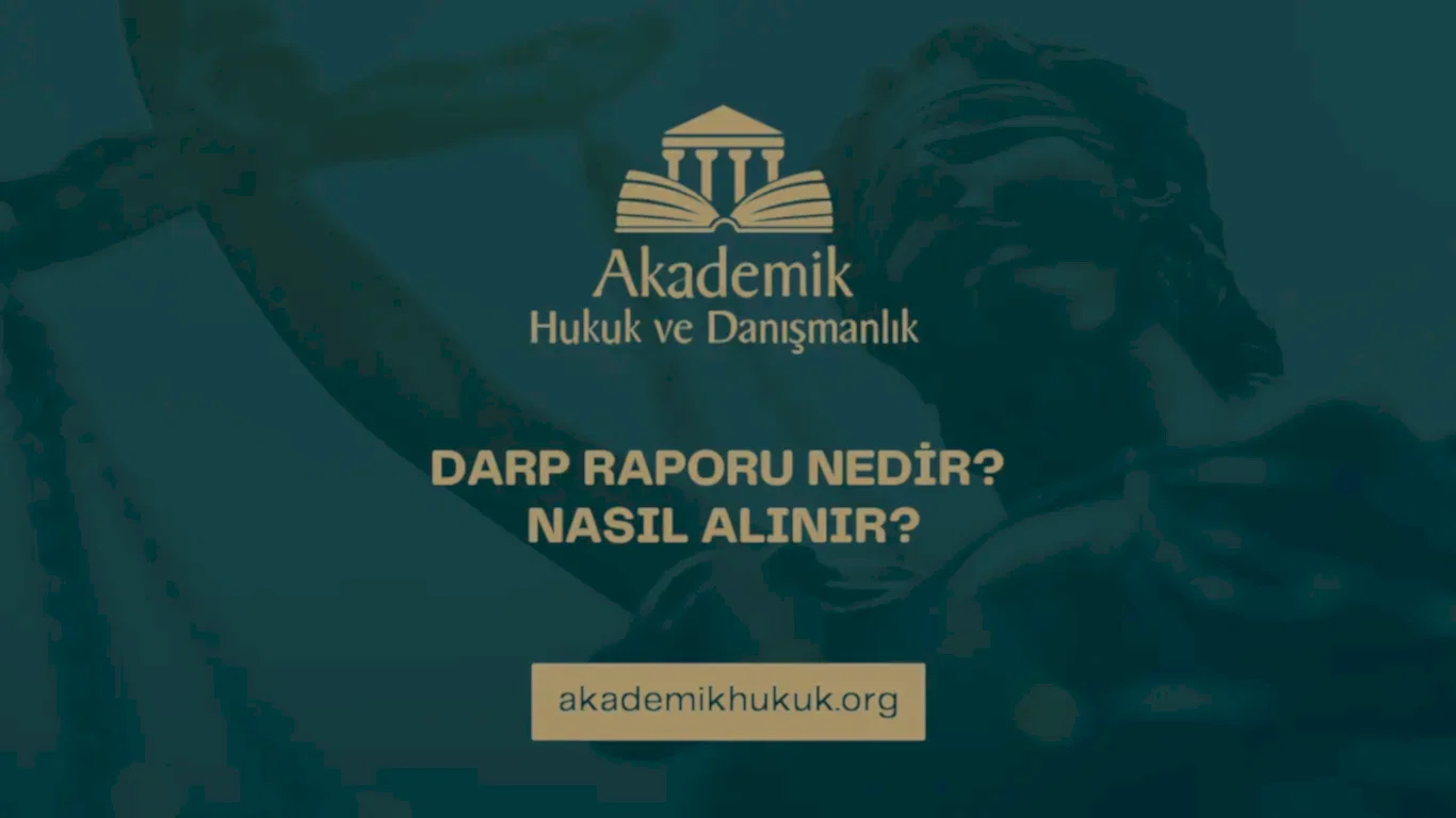 DARP RAPORU NEDİR NASIL ALINIR
